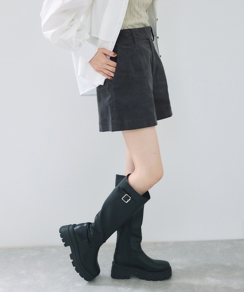 VIS（ビス） パンツ フロッキーグルカショートパンツ レディース