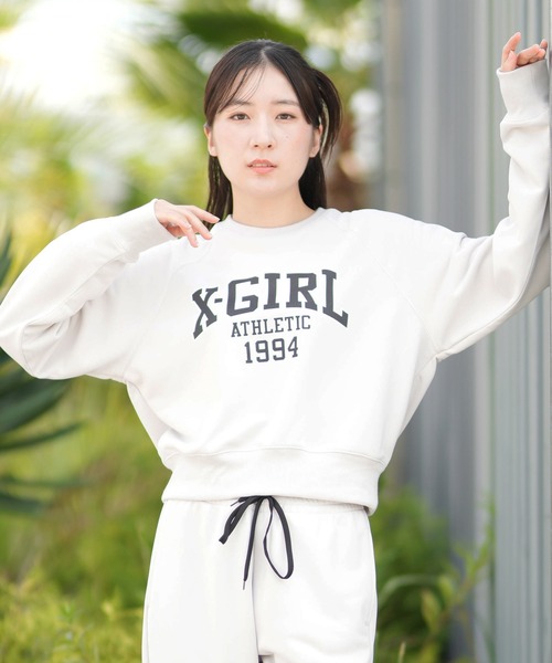 X-girl（エックスガール） トレーナー スウェット レディース
