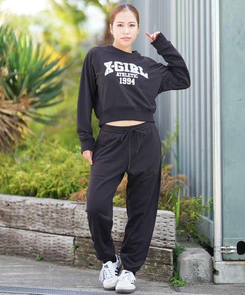 みたん★X-girl×Starter Black Lebel SWEAT X-girl（エックスガール） トレーナー スウェット レディース