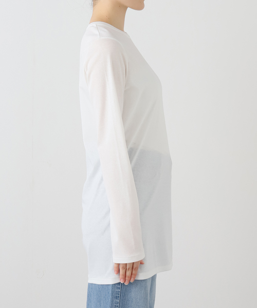 plage（プラージュ） tシャツ LIGHT SHEER LONG Tシャツ レディース
