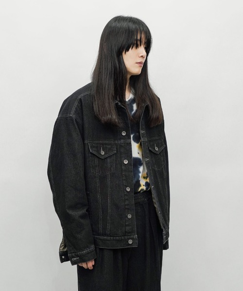 Aphlotus デニムジャケット gジャン オーバーサイズトラッカー