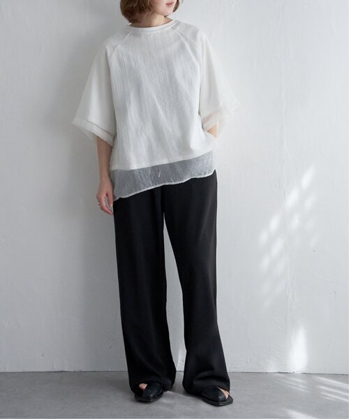 「notch.」 半袖カットソー M ブラック レディース_画像6