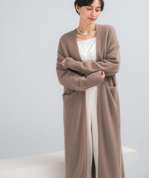 カーディガン ファーニットロングガウン レディース : ZOZOTOWN Yahoo