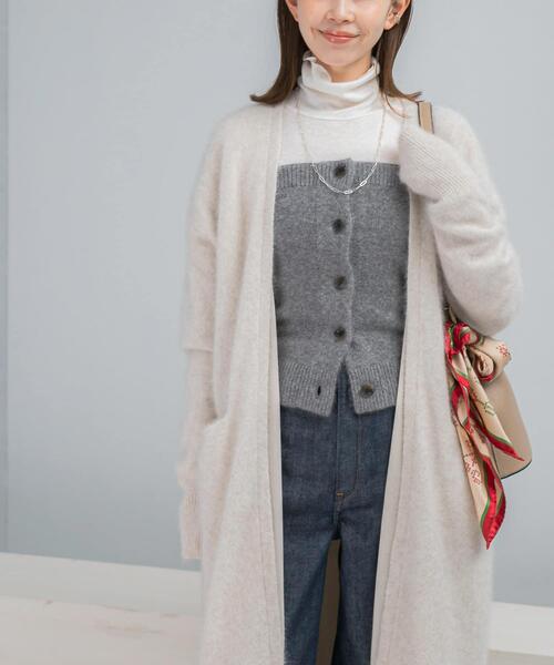 カーディガン ファーニットロングガウン レディース : ZOZOTOWN Yahoo