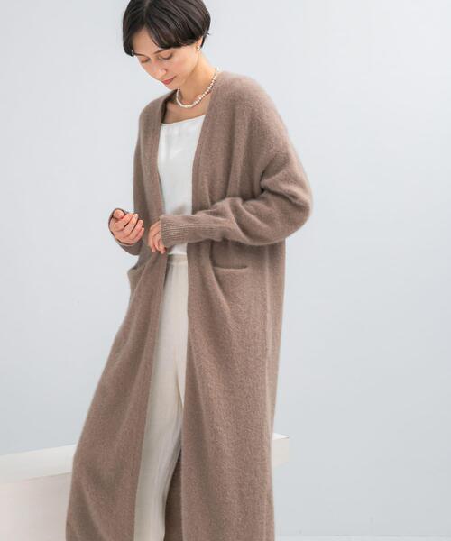 カーディガン ファーニットロングガウン レディース : ZOZOTOWN Yahoo