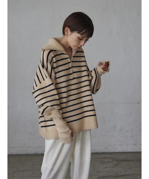 「rem closet」 長袖ニット FREE ベージュ レディース_画像5