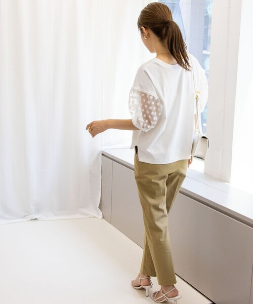 「NOLLEY'S」 半袖Tシャツ FREE ブラック レディース_画像4