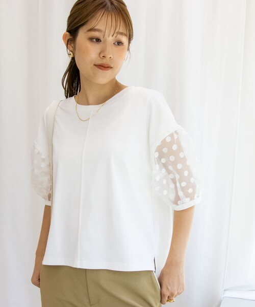 「NOLLEY'S」 半袖Tシャツ FREE ブラック レディース_画像7