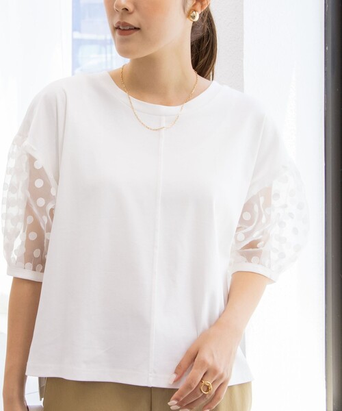 「NOLLEY'S」 半袖Tシャツ FREE ブラック レディース_画像9