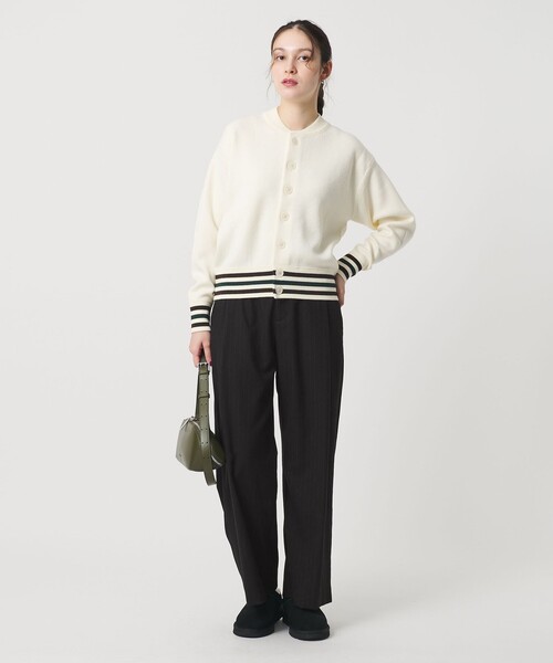 BEAUTY＆YOUTH UNITED ARROWS スラックス パンツ ストライプ タック
