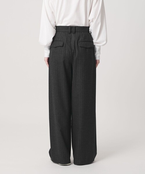 BEAUTY＆YOUTH UNITED ARROWS スラックス パンツ ストライプ タック