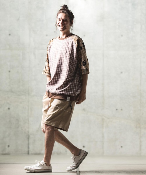 「GLIMCLAP」 半袖Tシャツ M イエロー メンズ_画像4