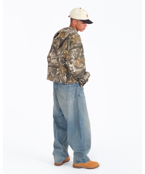 KEBOZ（ケボズ） パーカー REAL TREE CAMO HALF ZIP HOODED SHIRT