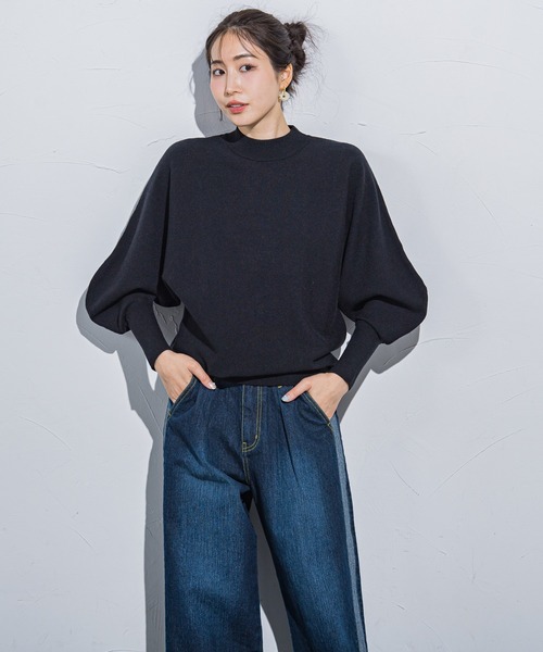 「VICKY」 長袖ニット M ブラック レディース_画像5