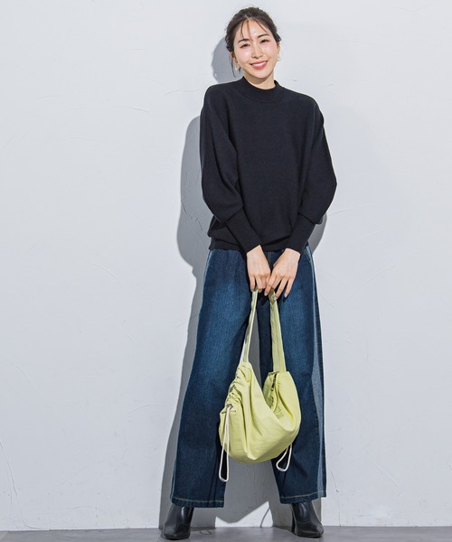 「VICKY」 長袖ニット M ブラック レディース_画像7