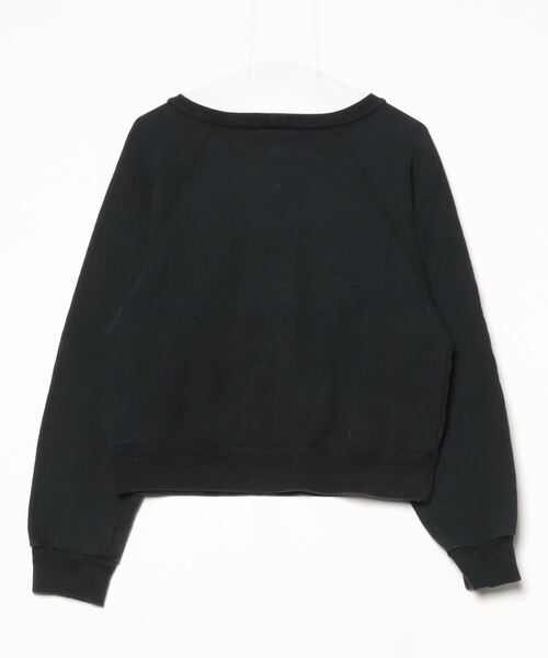 「AMERICANA」 スウェットカットソー - ブラック レディース_画像2