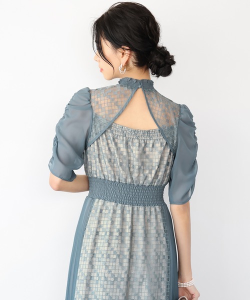 「GIRL」 半袖ワンピース FREE アッシュグレー レディース_画像3