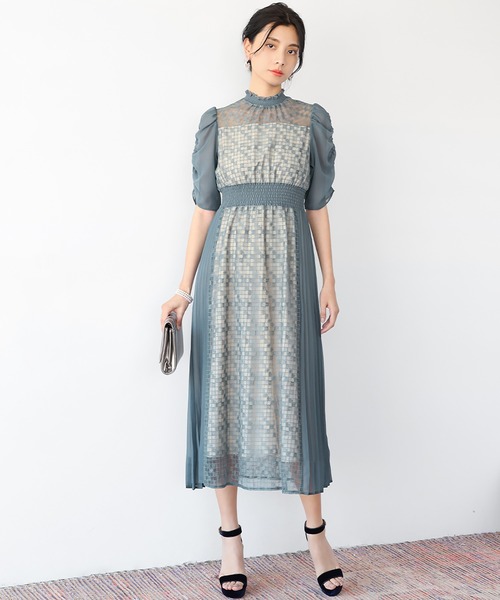 「GIRL」 半袖ワンピース FREE アッシュグレー レディース_画像7