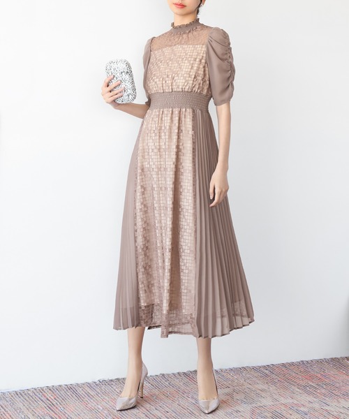 「GIRL」 半袖ワンピース FREE アッシュグレー レディース_画像9