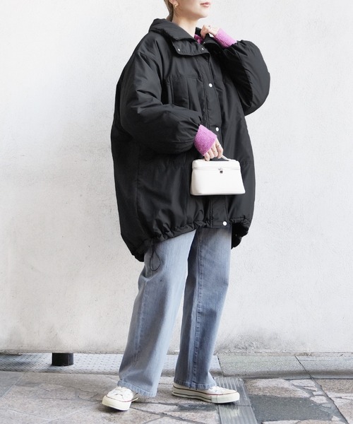 reca（レカ） コート アウター リバーシブル スタンドカラーモンスター