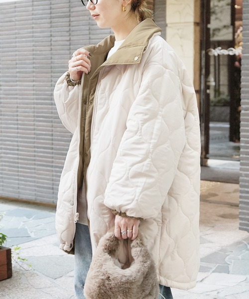 reca（レカ） コート アウター リバーシブル スタンドカラーモンスター