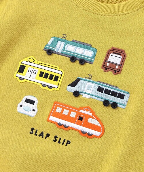 SLAP SLIP（スラップスリップ） トレーナー 電車がいっぱいワクワク