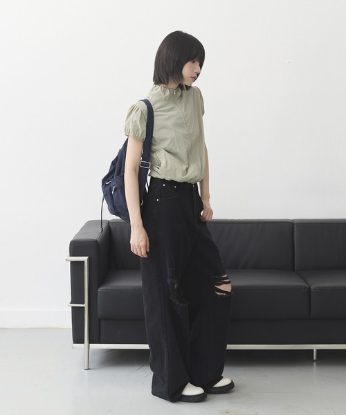 「UNE MANSION」 ブルゾン FREE ブラック レディース_画像3