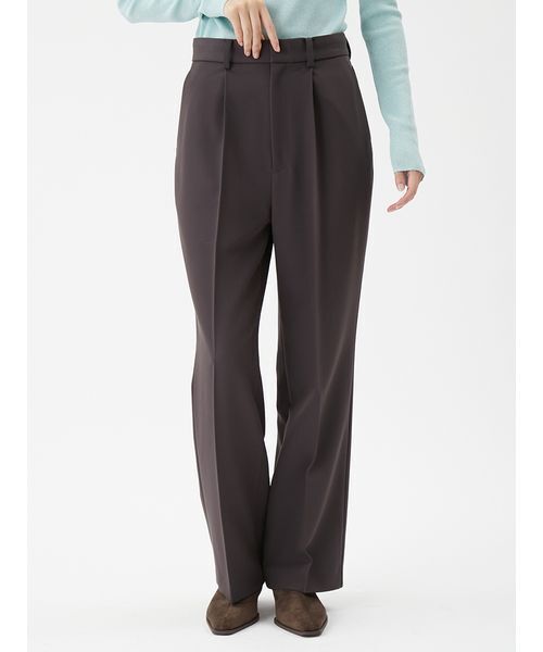 Mila Owen（ミラオーウェン） パンツ 「セットアップ対応」ワンタック