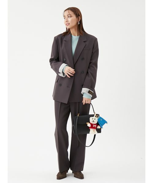 Mila Owen（ミラオーウェン） パンツ 「セットアップ対応」ワンタック