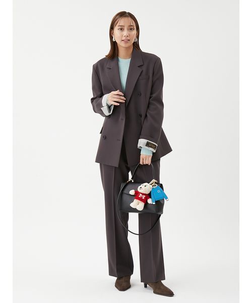 Mila Owen（ミラオーウェン） パンツ 「セットアップ対応」ワンタック