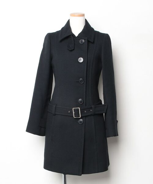 Burberry Blue Label ブラックコート 38 BURBERRY BLUE LABEL（バーバリーブルーレーベル） ステンカラーコート