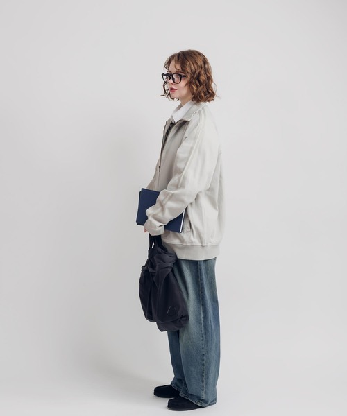 「MUHET」 ブルゾン MEDIUM ライトグレー レディース_画像8