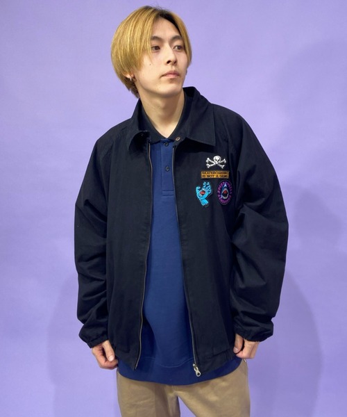 「SANTA CRUZ」 ブルゾン L グリーン メンズ_画像5