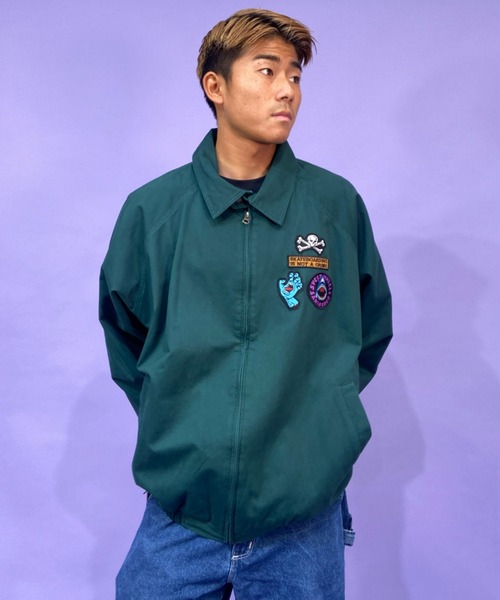 「SANTA CRUZ」 ブルゾン L グリーン メンズ_画像8