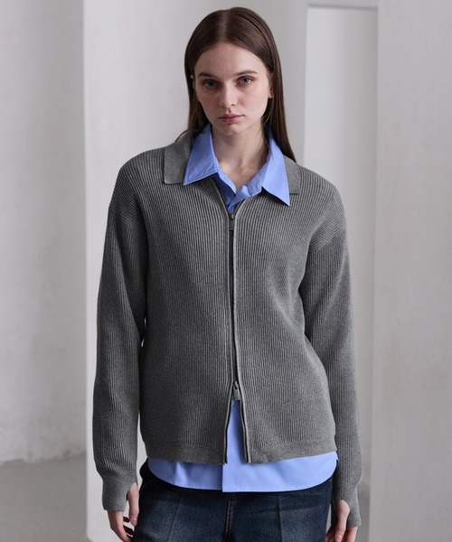 CLEL（クレイル） セーター ニット 「CLEL」Minimal Collar Drivers