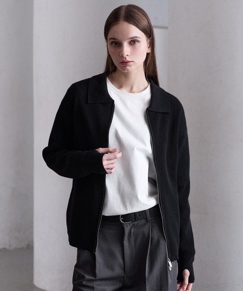 CLEL（クレイル） セーター ニット 「CLEL」Minimal Collar Drivers