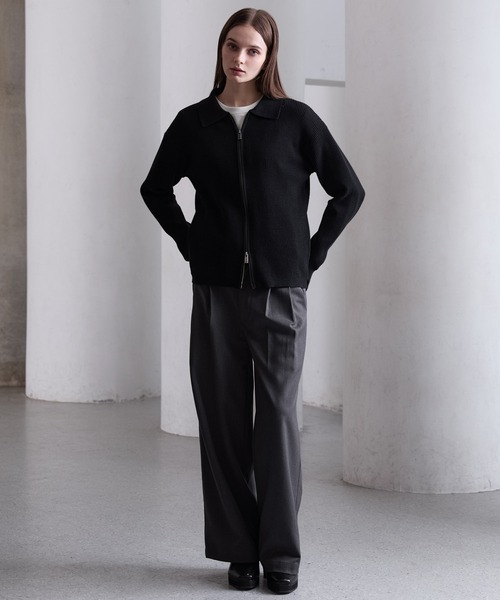 CLEL（クレイル） セーター ニット 「CLEL」Minimal Collar Drivers