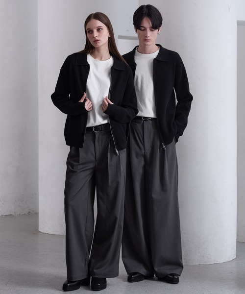 CLEL（クレイル） セーター ニット 「CLEL」Minimal Collar Drivers