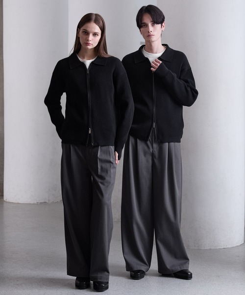 CLEL（クレイル） セーター ニット 「CLEL」Minimal Collar Drivers