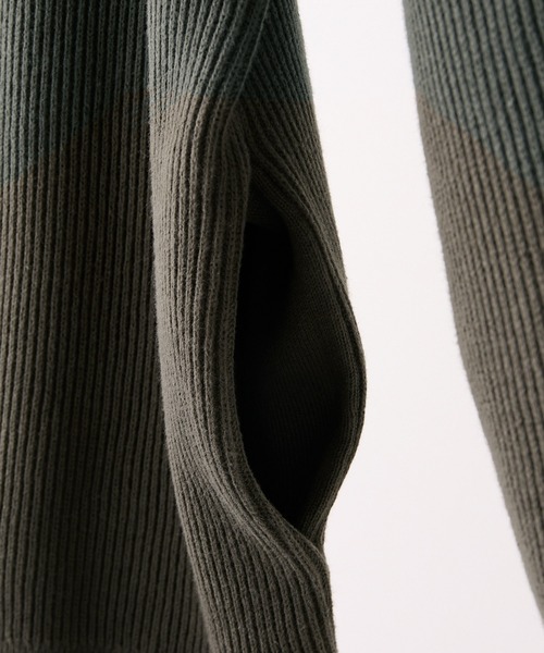 CLEL（クレイル） シャツ 「CLEL」Minimal Collar Drivers Knit Shirt