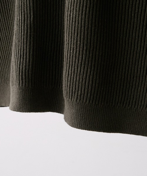 CLEL（クレイル） シャツ 「CLEL」Minimal Collar Drivers Knit Shirt