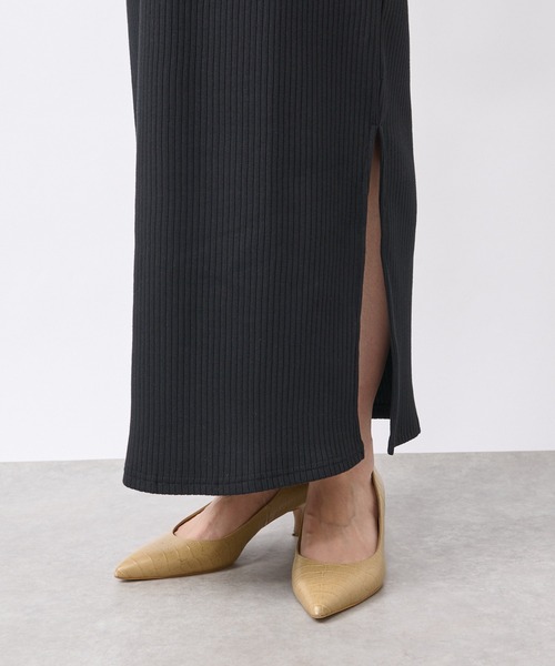 「RIVE DROITE」 ノースリーブワンピース FREE ブラック レディース_画像3