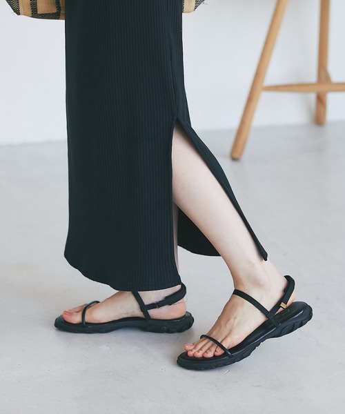 「RIVE DROITE」 ノースリーブワンピース FREE ブラック レディース_画像7