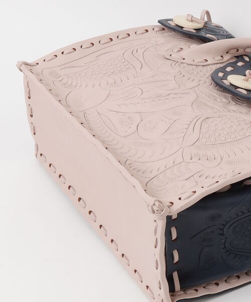 CARVING TRIBES ハンドバッグ - ピンク レディース : ZOZOTOWN Yahoo