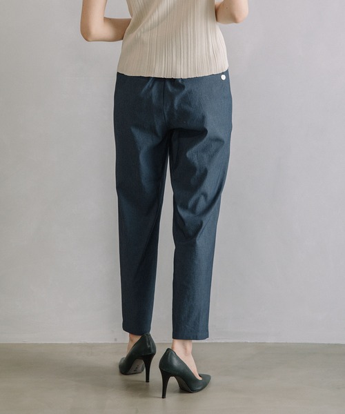 「MARECHAL TERRE」 イージーパンツ MEDIUM ライトグレー レディース_画像5