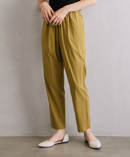 「MARECHAL TERRE」 イージーパンツ MEDIUM ライトグレー レディース_画像9