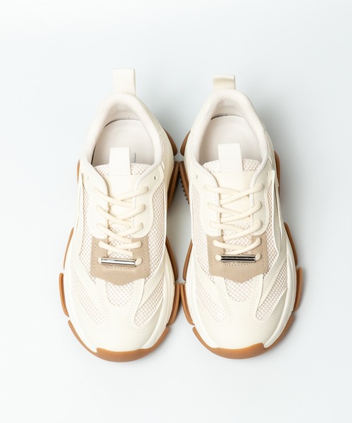 「STEVE MADDEN」 ローカットスニーカー 24cm グレー レディース_画像5