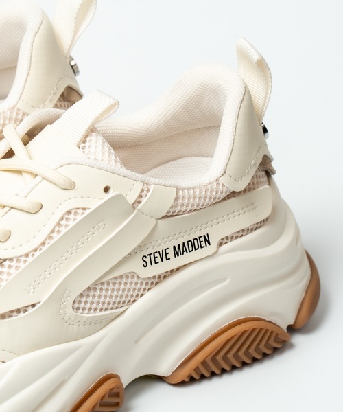 「STEVE MADDEN」 ローカットスニーカー 24cm グレー レディース_画像6