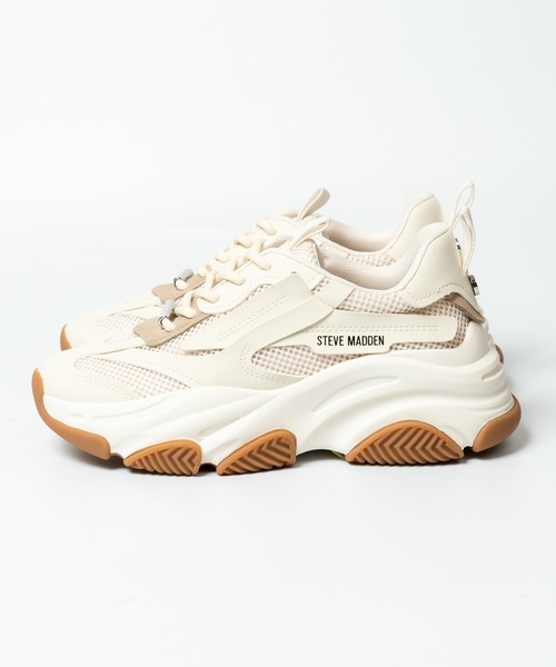 「STEVE MADDEN」 ローカットスニーカー 24cm グレー レディース_画像7