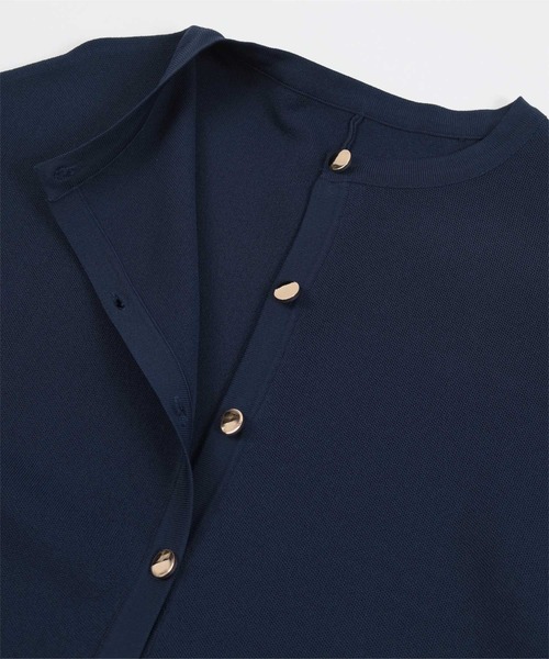 「ur's」 ニットカーディガン M ホワイト レディース_画像3